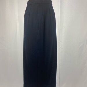 Donna Karan Navy Maxi Skirt